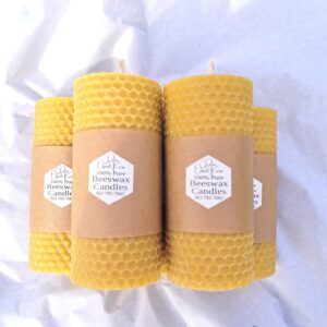 Rolled Beeswax Candle