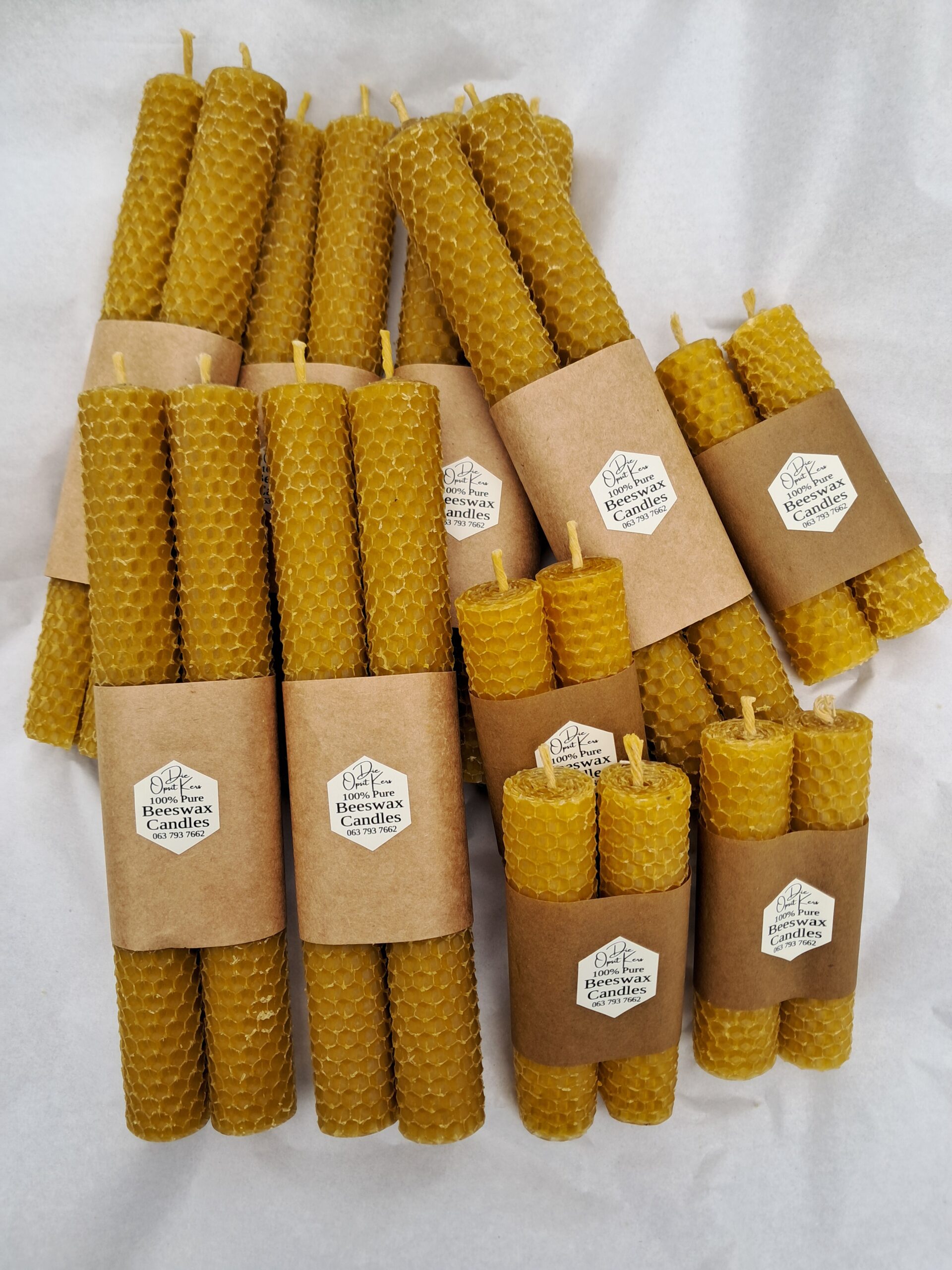 Rolled Beeswax Candles 1 Rolled Beeswax Candles